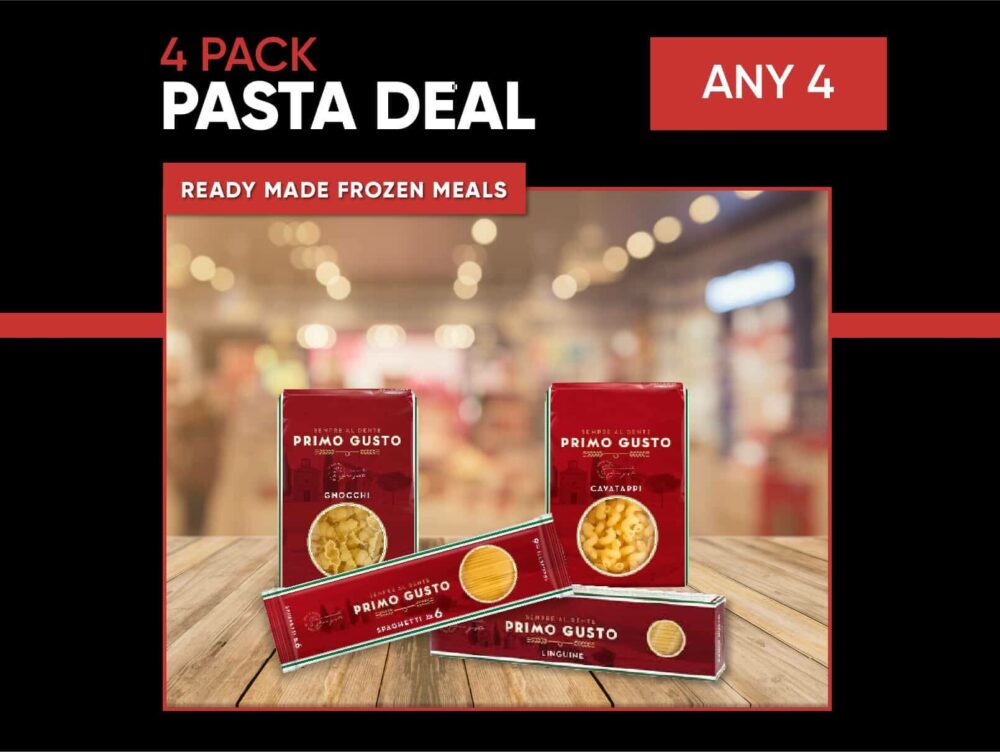 4 Pack Pasta Deal