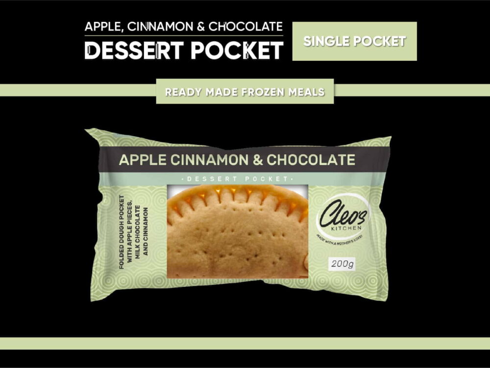 Apple, Cinnamon & Chocolate Dessert Pocket