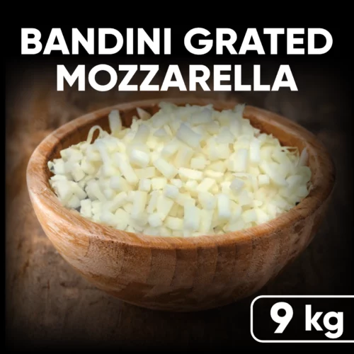 Mozzarella grated, Bandini (9 kg)