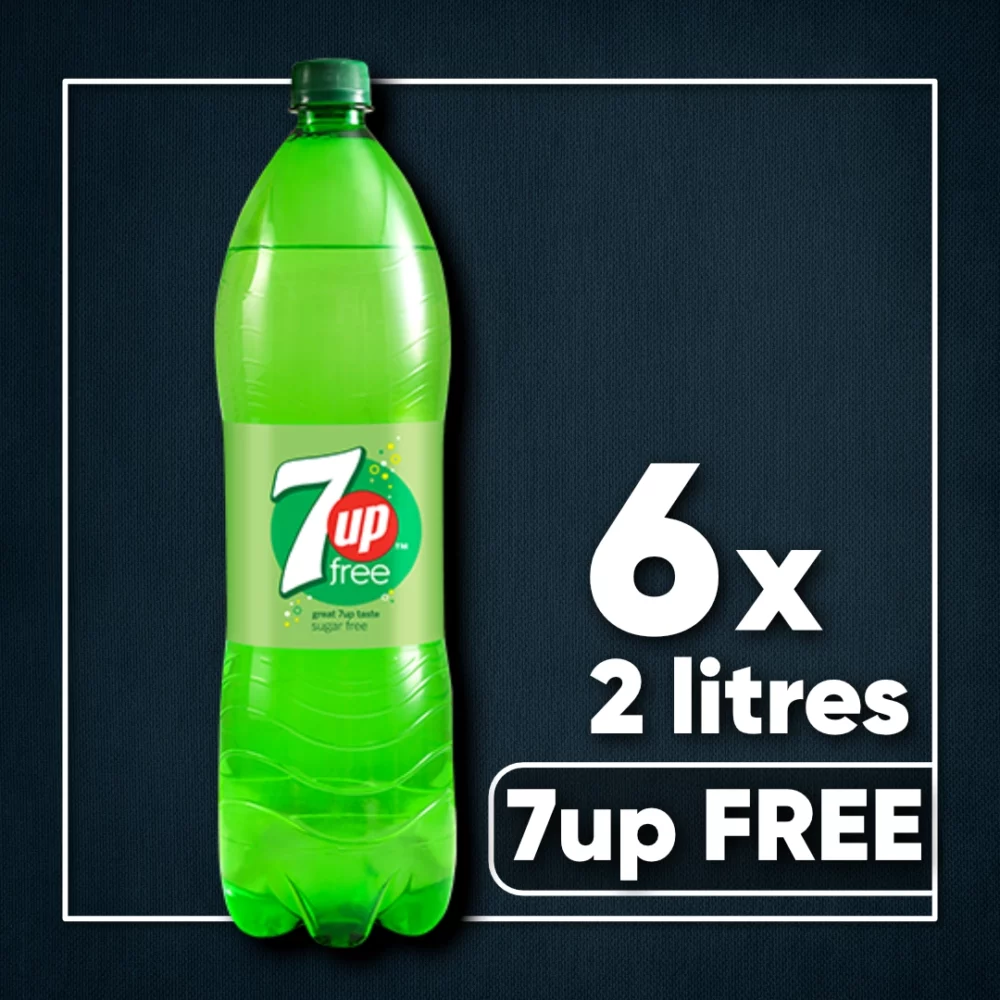 7up Free 6 x 2 l