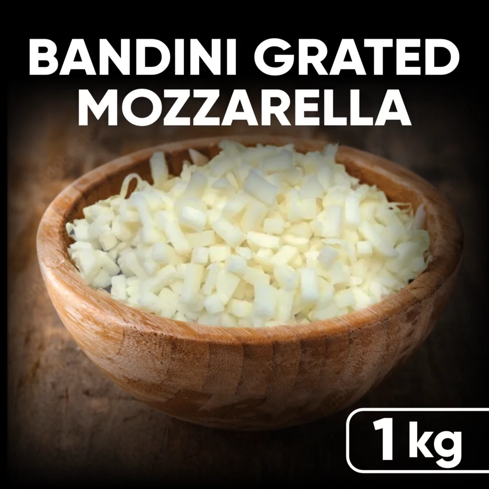 Mozzarella grated, Bandini (1 kg)