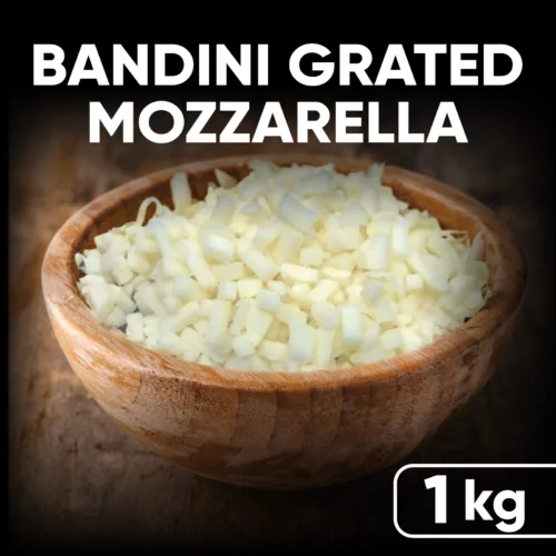 Mozzarella grated, Bandini (1 kg)