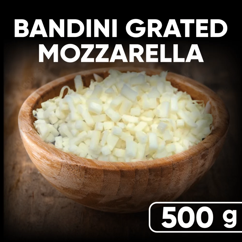 Mozzarella grated, Bandini (500 g)