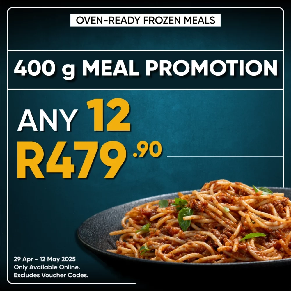 Any 12 x 400 g Pasta Meals